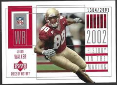 Javon Walker #131 Football Cards 2002 Upper Deck Piece of History Prices