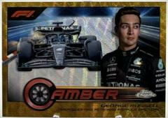 George Russell [Gold Wave Refractor] #CAM-GRIII Racing Cards 2023 Topps Chrome Formula 1 Camber Prices