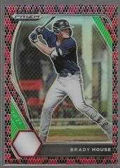 Brady House [Snake Skin Prizm] #11 Baseball Cards 2021 Panini Prizm Draft Picks Prices