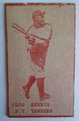 Lou Gehrig [Hand Cut] Baseball Cards 1928 W565 Prices