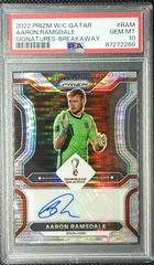 Aaron Ramsdale [Breakaway] #S-RAM Soccer Cards 2022 Panini Prizm World Cup Signatures Prices