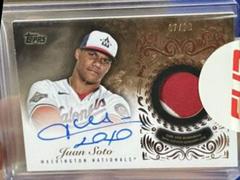 Juan Soto #TRAP-JS Baseball Cards 2022 Topps Update Reverence Autograph Patch Prices