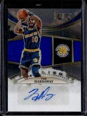 Tim Hardaway [Blue] #IFS-THW Basketball Cards 2022 Panini Select In Flight Signatures Prices