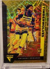 Anthony Edwards [Gold Laser] Basketball Cards 2020 Panini Flux Prices