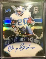 Barry Sanders Football Cards 2022 Panini Spectra Illustrious Legends Autographs Prices