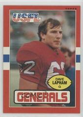 Dave Lapham Football Cards 1985 Topps USFL Prices