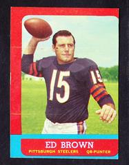 Ed Brown Football Cards 1963 Topps Prices