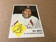 Bill White #63 Baseball Cards 1963 Fleer Prices