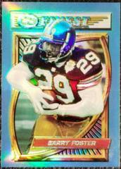 Barry Foster [Refractor] #18 Football Cards 1994 Topps Finest Prices