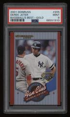 Derek Jeter [Baseball's Best Gold] #205 Baseball Cards 2001 Donruss Prices
