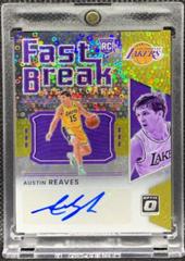 Austin Reaves [Gold] #FB-ARV Basketball Cards 2021 Panini Donruss Optic Fast Break Signatures Prices