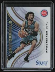 Cade Cunningham [Silver] #10 Basketball Cards 2022 Panini Select Unstoppable Prices