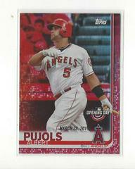 Albert Pujols [Red Foil] #65 Baseball Cards 2019 Topps Opening Day Prices