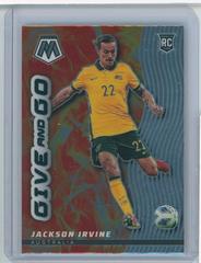 Jackson Irvine Soccer Cards 2021 Panini Mosaic Road to FIFA World Cup Give and Go Prices