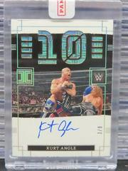 Kurt Angle Wrestling Cards 2022 Panini Impeccable WWE WrestleMania Signatures Prices