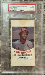 Lou Brock #32 Baseball Cards 1977 Hostess Twinkies Hand Cut Prices