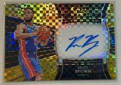 Bruce Brown [Gold] #BBR Basketball Cards 2018 Panini Select Rookie Signatures Prices