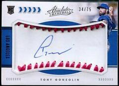 Tony Gonsolin [Material Signature Pink] Baseball Cards 2020 Panini Absolute Prices