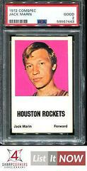 Jack Marin Basketball Cards 1972 Comspec Prices