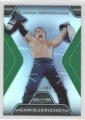 Chris Jericho [Green] Wrestling Cards 2010 Topps Platinum WWE Performance Prices