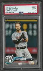 Bryce Harper [Gray Jersey] #351 Baseball Cards 2018 Topps Prices