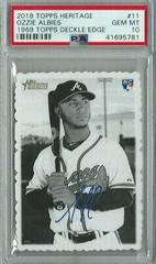 Ozzie Albies #11 Baseball Cards 2018 Topps Heritage 1969 Deckle Edge Prices