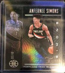 Anfernee Simons [Sapphire] Basketball Cards 2019 Panini Illusions Prices