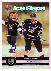 Anze Kopitar, Bailey [Gold] #IR-1 Hockey Cards 2023 Upper Deck MVP Ice Reps Prices