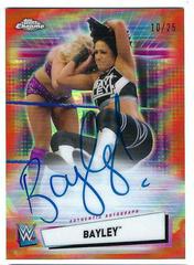 Bayley [Orange Refractor] Wrestling Cards 2021 Topps Chrome WWE Autographs Prices