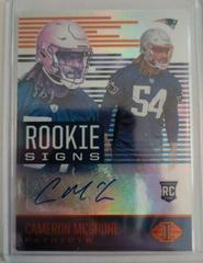 Cameron McGrone [Orange] #RS-CM Football Cards 2021 Panini Illusions Rookie Signs Autographs Prices