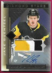 Jake Guentzel [Premium Relic Autograph] Hockey Cards 2021 Upper Deck Black Diamond Stars Prices