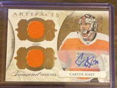 Carter Hart [Autograph] #TS-CH Hockey Cards 2023 Upper Deck Artifacts Treasured Swatches Prices