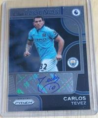 Carlos Tevez #4 Soccer Cards 2022 Panini Prizm Premier League Club Legends Signatures Prices