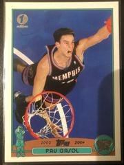 Pau Gasol [1st Edition] #19 Basketball Cards 2003 Topps Prices