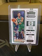 Jayson Tatum [SP Variation] Basketball Cards 2022 Panini Contenders Prices