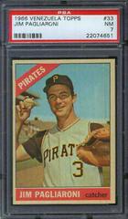 Jim Pagliaroni #33 Baseball Cards 1966 Venezuela Topps Prices