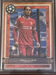 Virgil van Dijk [Amethyst] #58 Soccer Cards 2021 Topps Museum Collection UEFA Champions League Prices