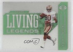 Jerry Rice [Emerald] Football Cards 2020 Panini Illusions Living Legends Prices