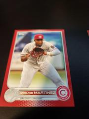 Orelvis Martinez [Red] #PD-157 Baseball Cards 2022 Topps Pro Debut Prices