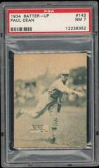 Paul Dean #143 Baseball Cards 1934 Batter Up Prices