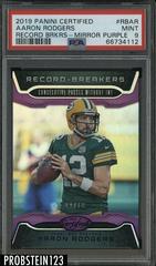 Aaron Rodgers [Purple] Football Cards 2019 Panini Certified Record Breakers Prices