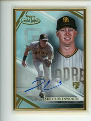 Jake Cronenworth Baseball Cards 2021 Topps Gold Label Framed Autographs Prices