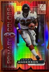 Jamal Anderson [Red Die Cut] #5 Football Cards 1999 Panini Donruss Elite Primary Colors Prices
