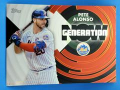Pete Alonso [5x7] Baseball Cards 2022 Topps Generation Now Prices