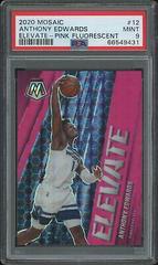 Anthony Edwards [Pink Fluorescent] #12 Basketball Cards 2020 Panini Mosaic Elevate Prices