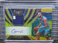 Cody Martin [Gold Prizm] Basketball Cards 2019 Panini Select Rookie Signatures Prices