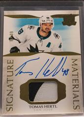 Tomas Hertl #SP-TH Hockey Cards 2021 Upper Deck The Cup Signature Materials Auto Patch Prices