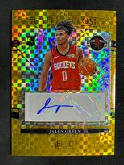 Jalen Green [Gold Prizm] Basketball Cards 2021 Panini Select Youth Explosion Signatures Prices