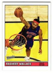 Rasheed Wallace Basketball Cards 2005 Topps Bazooka Prices