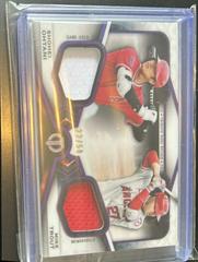 Mike Trout, Aaron Judge [Purple] #DR2-TJ Baseball Cards 2022 Topps Tribute Dual Relics 2 Prices